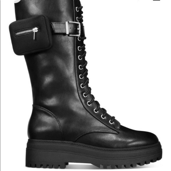 Wild Pair Shannon Zip Pocket Booties Black - Picture 2 of 6